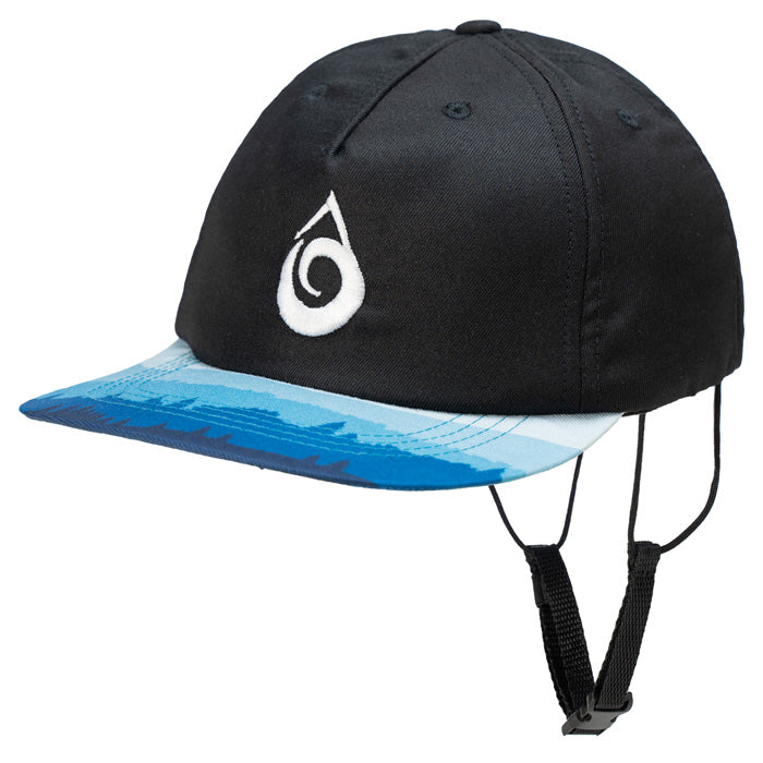 Eco-friendly Surf Hat Blue Alpine - Front Angled View