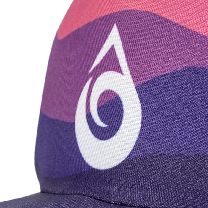 Eco-friendly Surf Hat Sunset Mountain -Close Up