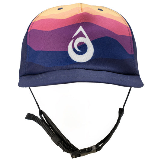 Eco-friendly Surf Hat Sunset Mountain - Front View