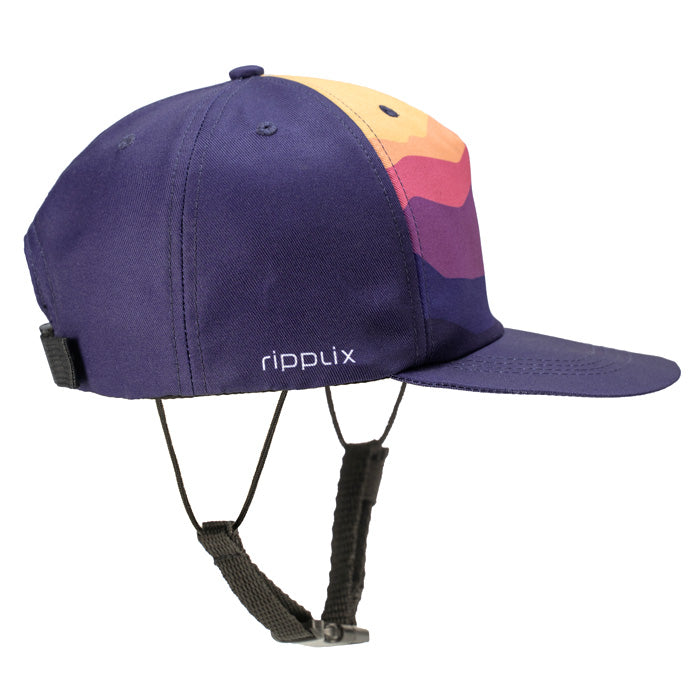 Eco-friendly Surf Hat Sunset Mountain - Side View